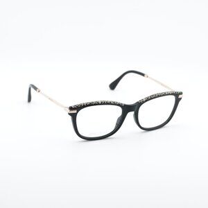 Jimmy Choo JC248 0FP3 00 Eyeglasses Black/Gold 53mm Cat Eye Frame